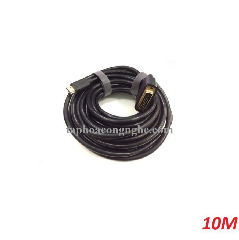 Unitek 28509 Y-C222E 10M Màu Đen Cáp Chuyển Đổi Hdmi Ra Dvi 24+1 30028509